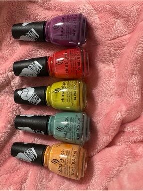 USED Trolls China Glaze Polish Bundle